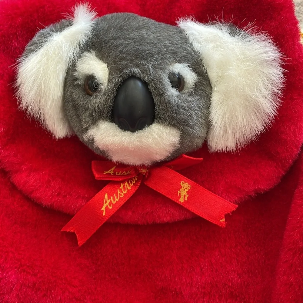 I love Australia koala bear red back pack purse